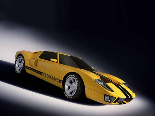 Ford GT40 Concept Car Poster Print on 10 mil Archival Satin Paper 16" x 12""