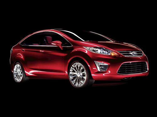 Ford Verve Sedan Concept Car Poster Print on 10 mil Archival Satin Paper 16" x 12""