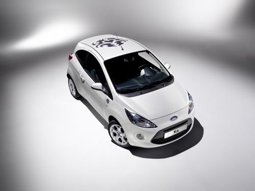 Ford Ka Tattoo Concept Car Poster Print on 10 mil Archival Satin Paper 16" x 12""
