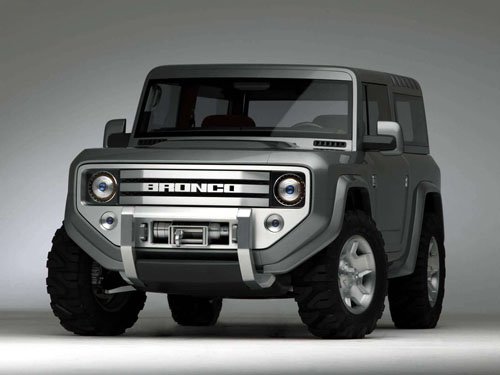 Ford Bronco Concept Car Poster Print on 10 mil Archival Satin Paper 16" x 12""