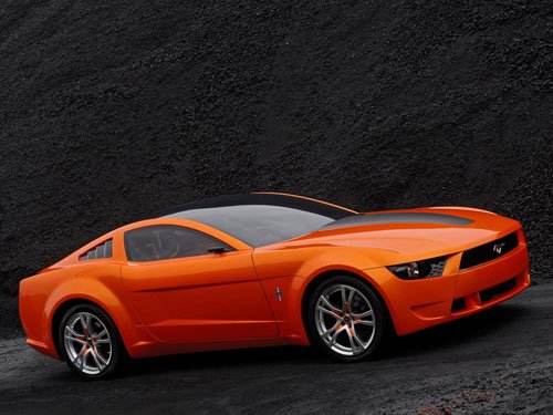 Ford Mustang Giugiaro Concept Car Poster Print on 10 mil Archival Satin Paper 16" x 12""