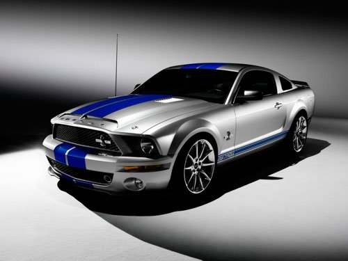 Ford Mustang GT 500KR Car Poster Print on 10 mil Archival Satin Paper 16" x 12""