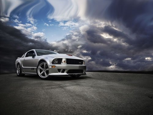 Ford Mustang SMS Limited 25th Anniversary Car Poster Print on 10 mil Archival Satin Paper 16" x 12""