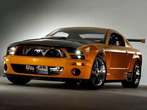 Ford Mustang 40th Anniversary GTR Car Poster Print on 10 mil Archival Satin Paper 16" x 12""