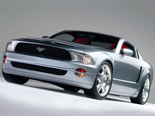 Ford Mustang GT Coupe Concept Car Poster Print on 10 mil Archival Satin Paper 16" x 12""