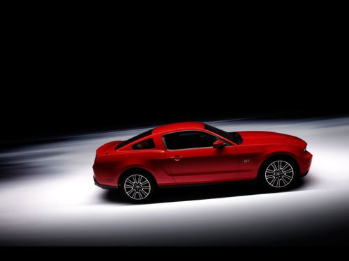 Ford Mustang (2010) Car Poster Print on 10 mil Archival Satin Paper 16" x 12""