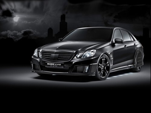 Brabus Mercedes Benz E V-12 Car Poster Print on 10 mil Archival Satin Paper 20" x 15"