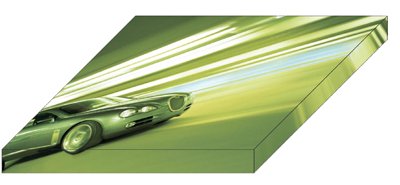 Jaguar RD6 Archival Canvas Car Print (Mounted) 16" x 12"