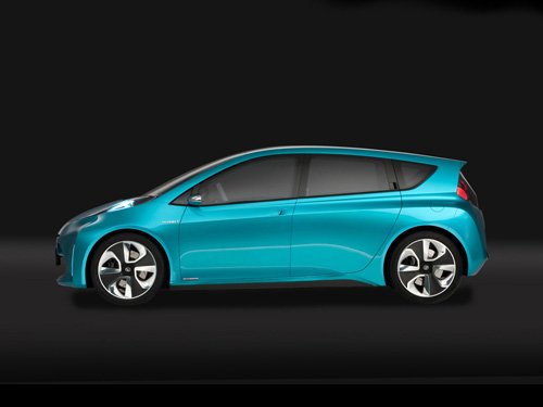 Toyota Prius c Concept Car Poster Print on 10 mil Archival Satin Paper 16" x 12"