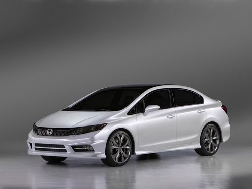 Honda Civic Concept Car Poster Print on 10 mil Archival Satin Paper 20" x 15"