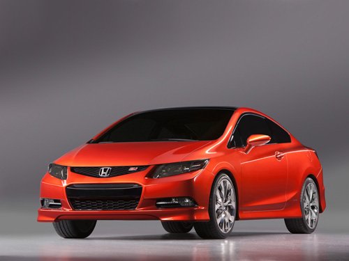 Honda Civic Si Concept Car Poster Print on 10 mil Archival Satin Paper 20" x 15"