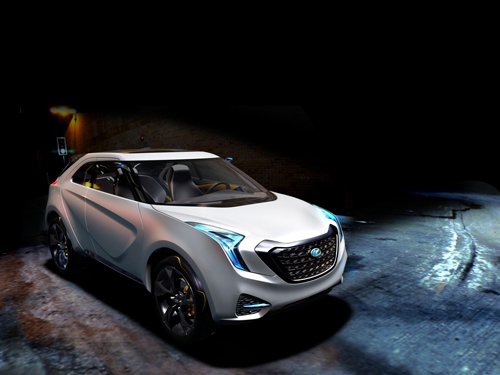 Hyundai Curb Crossover Concept Car Poster Print on 10 mil Archival Satin Paper 16" x 12"