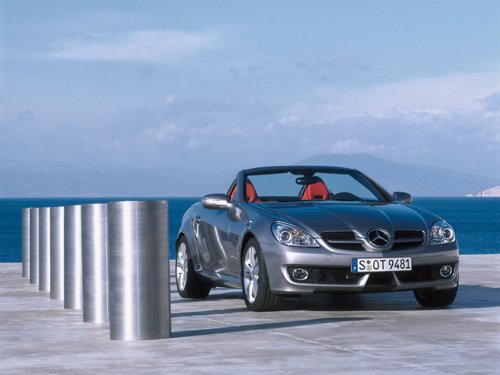Mercedes-Benz SLK Car Poster Print on 10 mil Archival Satin Paper 20" x 15"