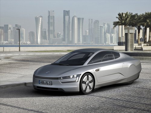 Volkswagen XL1 Concept Car Poster Print on 10 mil Archival Satin Paper 16" x 12"