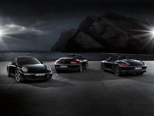 Porsche Boxster S Black Edition Car Poster Print on 10 mil Archival Satin Paper 20" x 15"