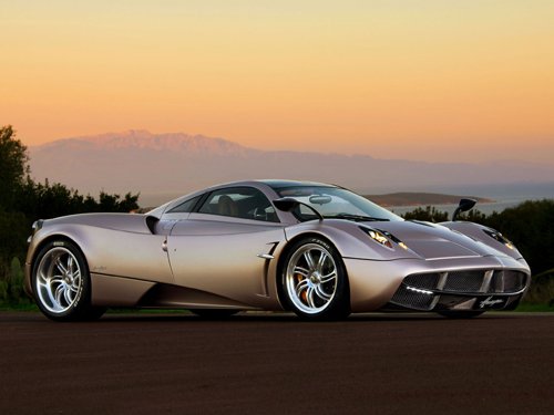 Pagani Huayra Car Poster Print on 10 mil Archival Satin Paper 16" x 12"