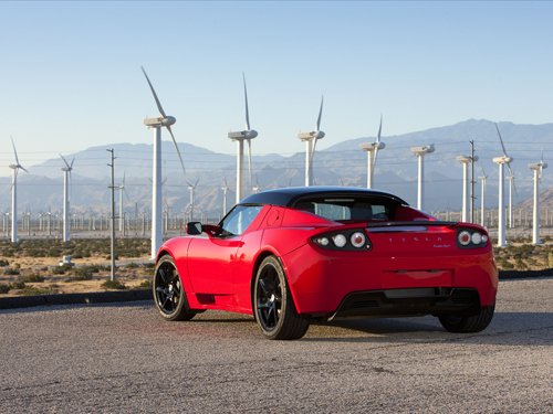 Tesla Roadster 2.5 Car Poster Print on 10 mil Archival Satin Paper 20" x 15"