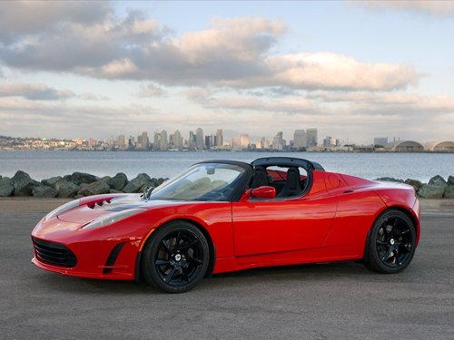 Tesla Roadster 2.5 Car Poster Print on 10 mil Archival Satin Paper 20" x 15"