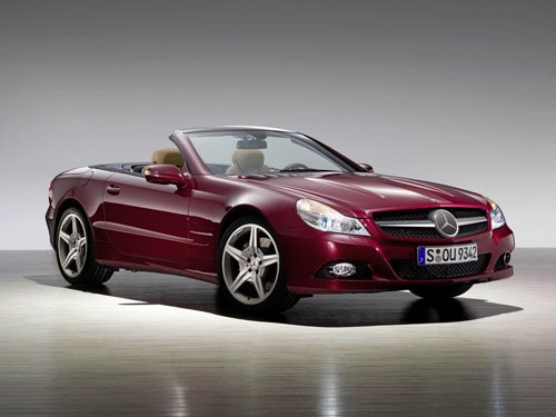 Mercedes-Benz SL 600 Roadster Car Poster Print on 10 mil Archival Satin Paper 24" x 18"