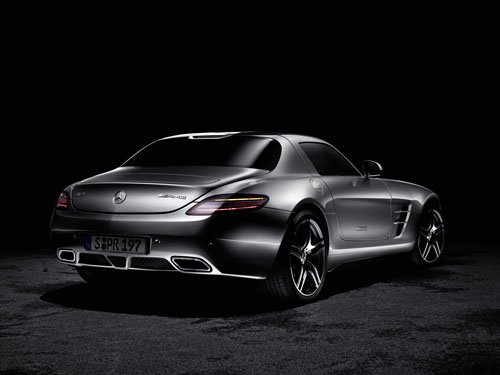 Mercedes SLS AMG (2011) Car Poster Print on 10 mil Archival Satin Paper 20" x 15"
