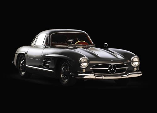 Mercedes-Benz 300 SL (1955) Car Poster Print on 10 mil Archival Satin Paper 20" x 15"
