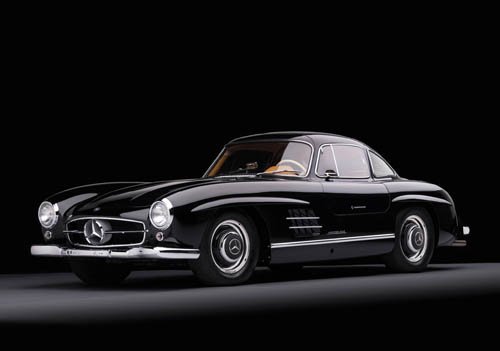 Mercedes-Benz 300 SL (1955) Car Poster Print on 10 mil Archival Satin Paper 16" x 12"