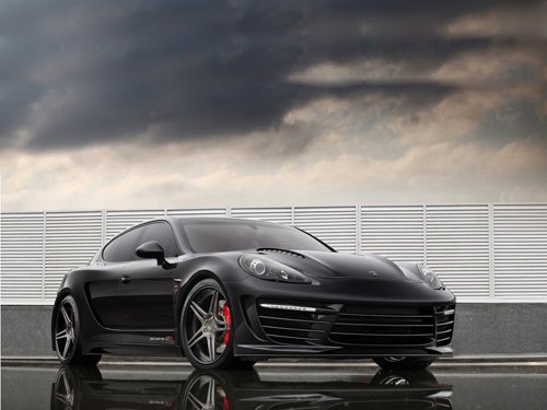 Porsche TopCar Panamera Stingray GTR Car Poster Print on 10 mil Archival Satin Paper 16" x 12"