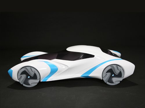BMW Efficient Dynamic Safety Concept Car Poster Print on 10 mil Archival Satin Paper 24" x 18"