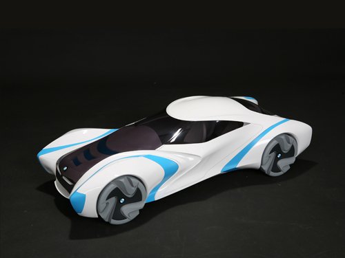 BMW Efficient Dynamic Safety Concept Car Poster Print on 10 mil Archival Satin Paper 16" x 12"