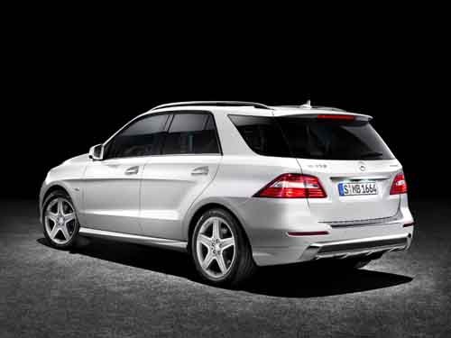Mercedes-Benz M-Class (2012) Car Poster Print on 10 mil Archival Satin Paper 24" x 18"
