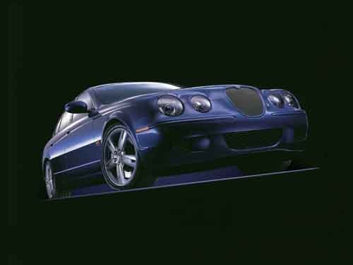 Jaguar S-Type R Car Poster Print on 10 mil Archival Satin Paper 16" x 12"