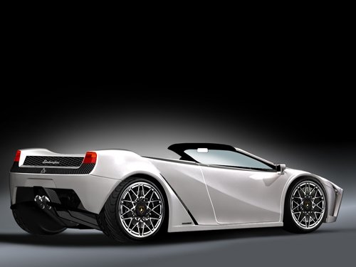 Lamborghini Spyder Car Poster Print on 10 mil Archival Satin Paper 20" x 15"