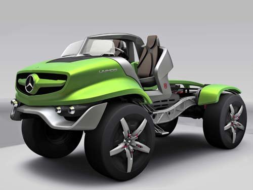 Mercedes-Benz Unimog Concept Car Poster Print on 10 mil Archival Satin Paper 36" x 24"