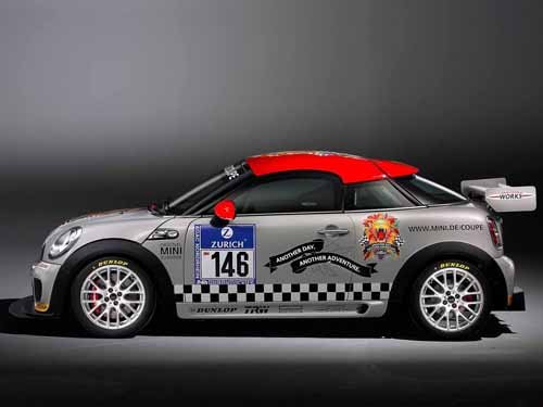 Mini John Cooper Works Coupe Endurance Car Poster Print on 10 mil Archival Satin Paper 16" x 12"