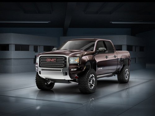 GMC Sierra All Terrain HD Concept Car Poster Print on 10 mil Archival Satin Paper 30" x 20"