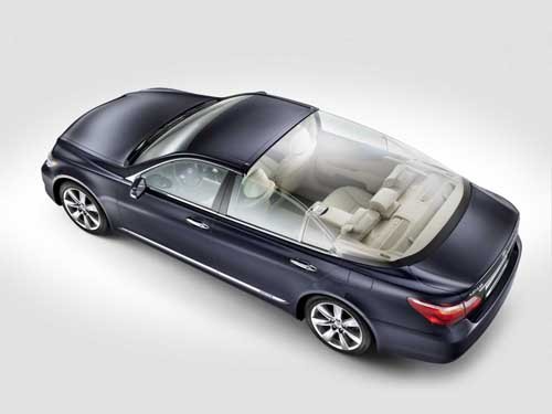 Lexus LS 600h L Landaulet Car Poster Print on 10 mil Archival Satin Paper 16" x 12"