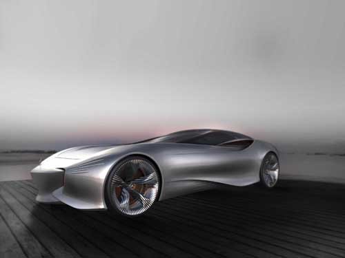 Mercedes-Benz Aria Concept Design Car Poster Print on 10 mil Archival Satin Paper 20" x 15"