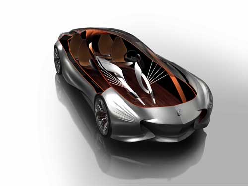 Mercedes-Benz Aria Concept Design Car Poster Print on 10 mil Archival Satin Paper 24" x 18"