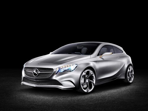 Mercedes-Benz A-Class Concept Car Poster Print on 10 mil Archival Satin Paper 36" x 24"