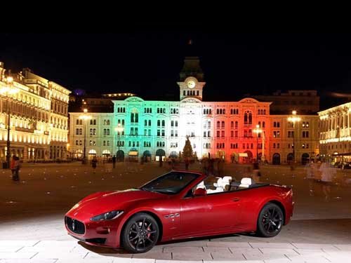 Maserati GranCabrio Sport International Car Poster Print on 10 mil Archival Satin Paper 16" x 12"