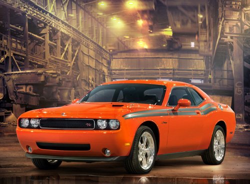 Dodge Challenger RT Car Poster Print on 10 mil Archival Satin Paper 36" x 24"