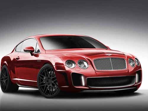 Imperium Bentley Continental GT Car Poster Print on 10 mil Archival Satin Paper 16" x 12"