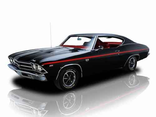 Chevrolet Chevelle SS 396 (1969) Car Poster Print on 10 mil Archival Satin Paper 16" x 12"