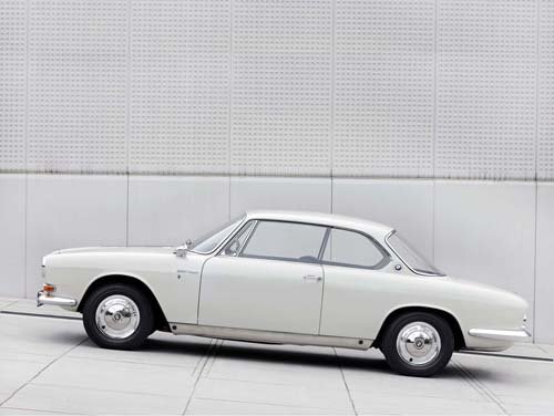 BMW 3200 CS Bertone (1965) Car Poster Print on 10 mil Archival Satin Paper 16" x 12"