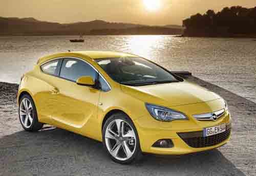 Opel Astra GTC Car Poster Print on 10 mil Archival Satin Paper 24" x 18"