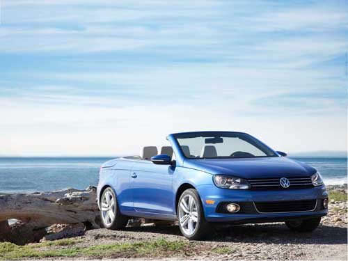 Volkswagen Eos (2012) Car Poster Print on 10 mil Archival Satin Paper 20" x 15"