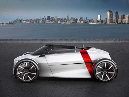 Audi Urban Concept Car Poster Print on 10 mil Archival Satin Paper 16" x 12"