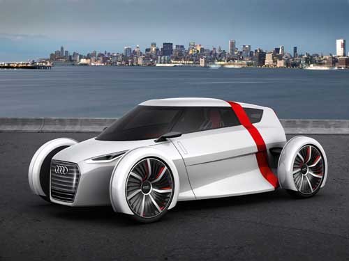 Audi Urban Concept Car Poster Print on 10 mil Archival Satin Paper 20" x 15"