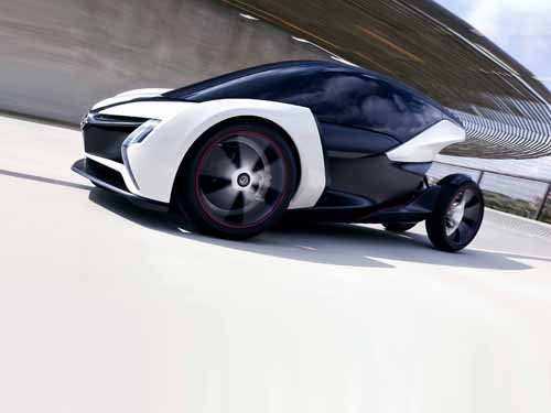 Opel RAK e Concept (2011) Poster Print on 10 mil Archival Satin Paper 16" x 12"