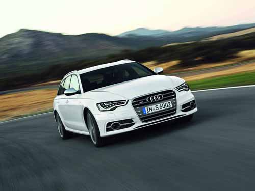 Audi S6 Avant (2012) Car Poster Print on 10 mil Archival Satin Paper 36" x 24"